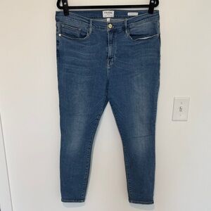 Frame Le Skinny de Jeanne Crop Jeans - Size 34